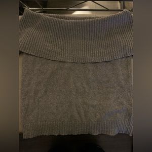 Women’s Aerie Medium Off The Shoulder Grey Long Sleeve Sweater